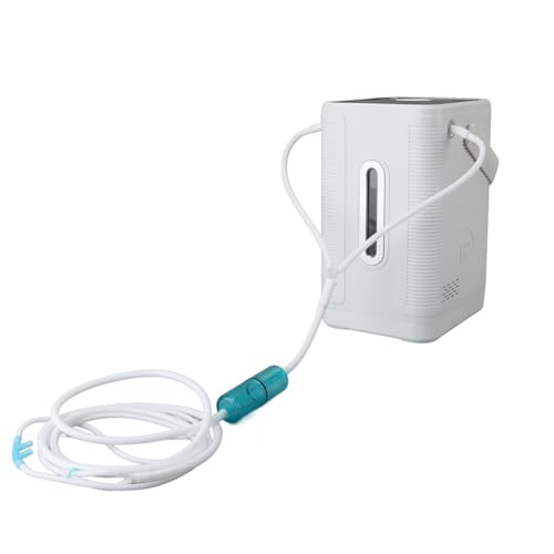 Pyhodi Máquina de Inhalación de Hidrógeno de Mayor Pureza 300 Ml/Min, Baja Permeabilidad de Hidrógeno, Inhalación de Agua de Agua de Hidrógeno Portátil Ionizer de (Enchufe de la UE)