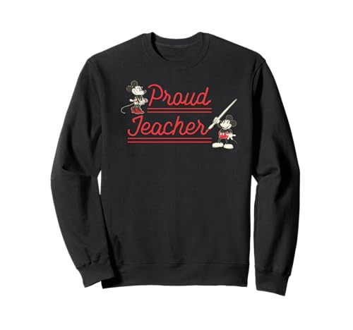 Sweat Mickey et Minnie Mouse Proud Teacher rétro Disney