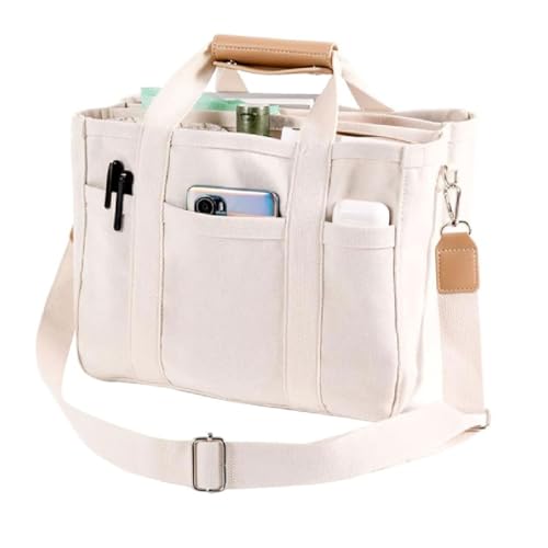 Tote bag en toile blanc idéal pour l'école le shopping et le travail actif