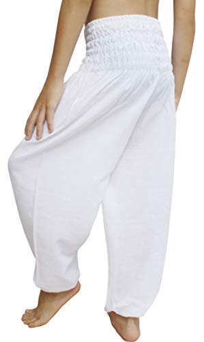 Image of Full Funk Rayon Smock Waist Child Lounging Comfortable Elephant Aladdin Pants