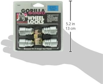 Gorilla Automotive 61631 Acorn Gorilla Guard Locks (12mm x 1.50 Thread Size) - Pack of 4