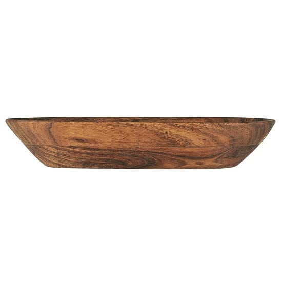 Ib Laursen Schale aus Akazienholz, oval, geölt, Länge 30 cm