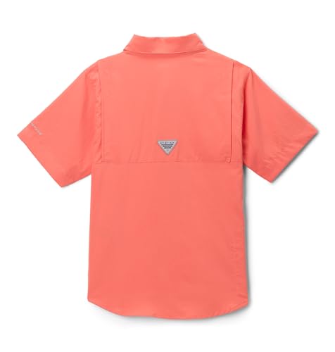 Columbia Boys PFG Tamiami Short Sleeve Shirt, Melonade, X-Large2