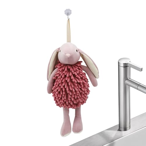 Séchage rapide garanti avec cet essuie-mains lapin portable et absorbant