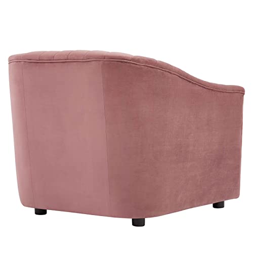 Sillón Plegable Terciopelo Rosa miniatura 5