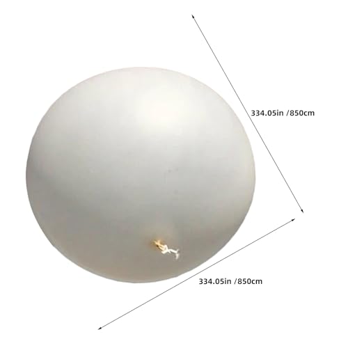 Ballon sphérique réutilisable blanc 1000g de grande taille - 2