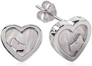 Radley London Silver And White Mop Stud Earrings RYJ1067