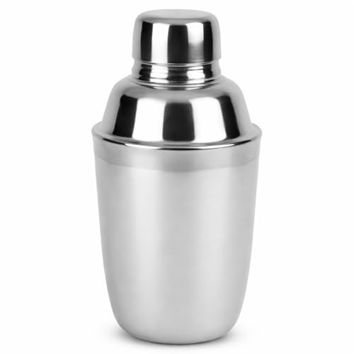 Stainless Steel Mini Cobbler Cocktail Shaker 10oz – Compact Drink Mixer for Home Bar, Cocktails & Bartending - Image 3