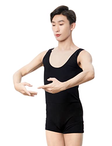 Daydance Teen Boy Men Tank Leotards for Gymnastics, Dance, Ballet