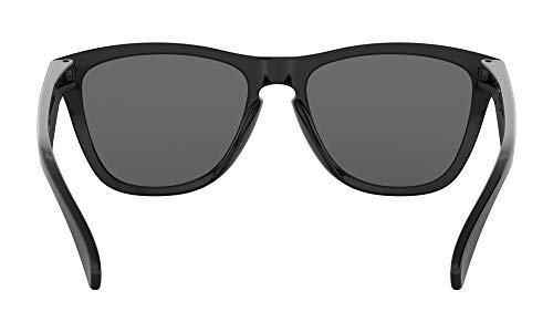 Oakley 24-306 Frogskins Sunglasses Polished Black w/Crystal Grey 24 306 55mm Authentic3