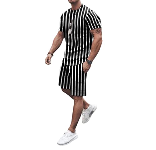 Impression 3D survêtement de sport pour homme avec ensemble short et t-shirt léger XXXL