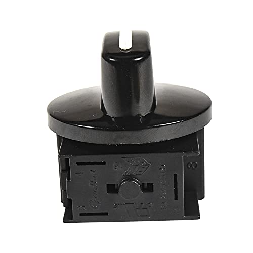 Hqrp 887774407052101 Heavy-Duty Rotary Switch 3-Position 2-Speed 120V-250V, 15A Fan Heater Speed Selector thumb #2