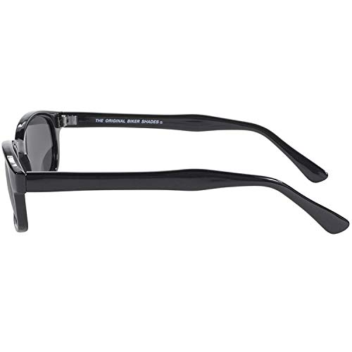 Original KD's Biker Sunglasses 3-pack Smoke, Yellow and Clear Lenses3