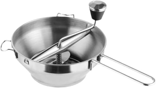 HongzyFirmフードグラインダー、リバーサー、手動、ステンレススチール、ジューサー、交換用ブレード3枚、安全でお手入れ簡単、果物、野菜、調理器具、ベビー、サプリメント、家庭用