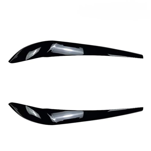 Sourcils de phare avant pour BMW X3 F25 X4 F26 2014-2017 noir brillant