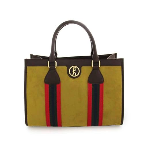 Dimensioni: 32 x 24 x 16 cm (L x A x P) Materiale: pelle sintetica e tessuto tracolla regolabile e tasca interna