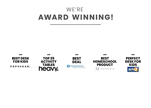 Delta Children Kids Table And Chair Set (4 Chairs Included) - Ideal For Arts & Crafts, Snack Time, Homeschooling, Homework & More - Greenguard Gold Certified, Grey/Blue #TOP5