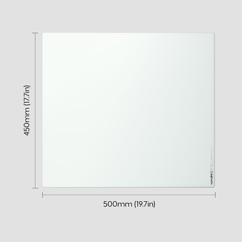 Image of Pulsar Gaming Gears Superglide Pad v3 Type-S - Alumino-Silicate Glass Gaming Mouse Pad, Soft R-Edge, Anti-Slip Silicone Base 500mmx450mm (XLE, White)
