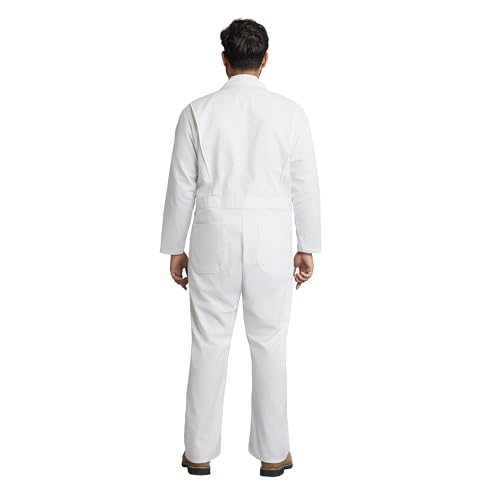 Image of Red Kap Men's Twill Action Back Coverall With Chest Pockets - Mechanic Coveralls With Concealed Zippers
