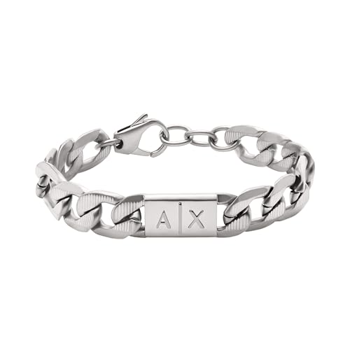 Armani Exchange Men's Stainless Steel Chain Bracelet (Model: AXG0077040)