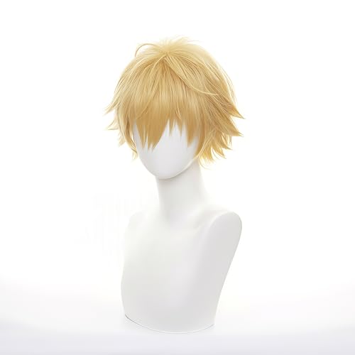 Image of Short Light Blonde Cosplay Wig for Cosplay Events