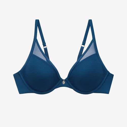 Image of Thirdlove Classic Plunge Bra, Sexy Underwire V-Neck Bra for Small Breasts, Low Cut, No-Show Lines, Women's Everyday Comfort
