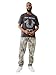 True Religion Men's SS Embroidery Radio Wave Tee – Short Sleeve T-Shirt- Phantom - Medium
