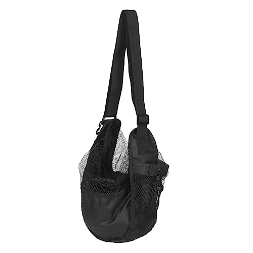 SUPVOX Portable Basketball Storage Bags Mesh Ball Bag Shoulder Strap for Volleyball Rugby Football