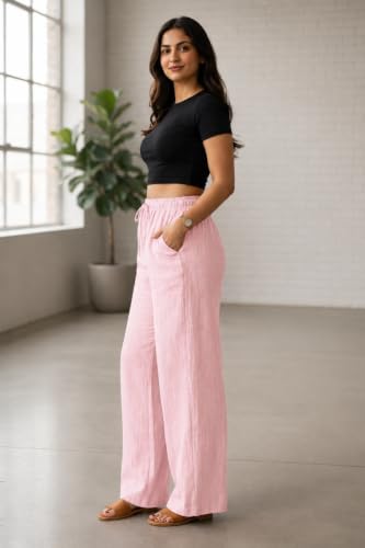Image of Women Linen Cotton Pants