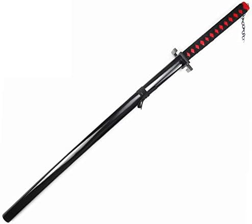 Amazon Co Jp Bleach 黒崎一護 ざんぱくとう斩魄刀 木刀 木制道具 コスプレ道具 銀刀口 白 ホビー