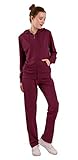Womens Tracksuit Set Fashion Lightweight Fleece Zip Up Hoodies and Pants Activewear Sets 2 Pieces...