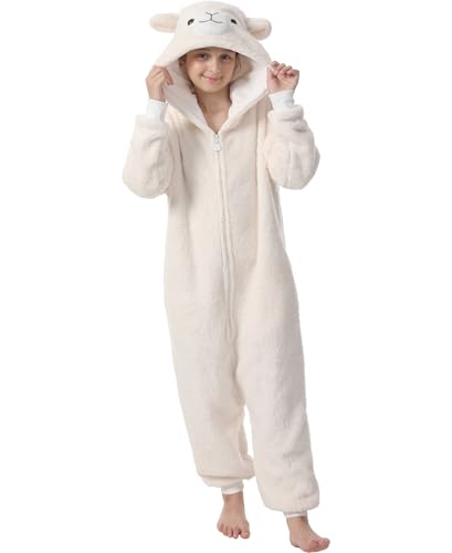 Disfraz completo para niños alpaca beige talla S
