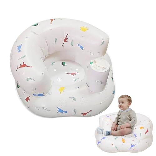 Baby Inflatable Seat 1 PCS Inflatable Baby Chair(Dinosaur Pattern)
