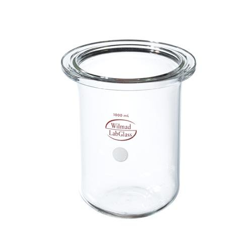 Wilmad-Lab Glass LG-8075-100 Cylindrical Reaction Vessel, O-Ring Flange, 2 L Capacity