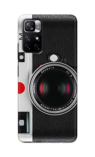 Image of Printed Hard Back Cover Case for Mi Redmi Note 11T 5G | Mi Redmi Note 11S 5G Back Cover (Vintage Camera) -702