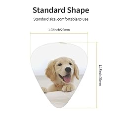 Pack de 12 médiators Golden Retriever Puppies médiators pour guitare électrique guitare acoustique guitares diverses - Les Beatles, Paul McCartney, John Lennon, RIngo Starr, George Harrison Pack de 12 médiators Golden Retriever Puppies médiators pour guitare électrique guitare acoustique guitares diverses – Image 3