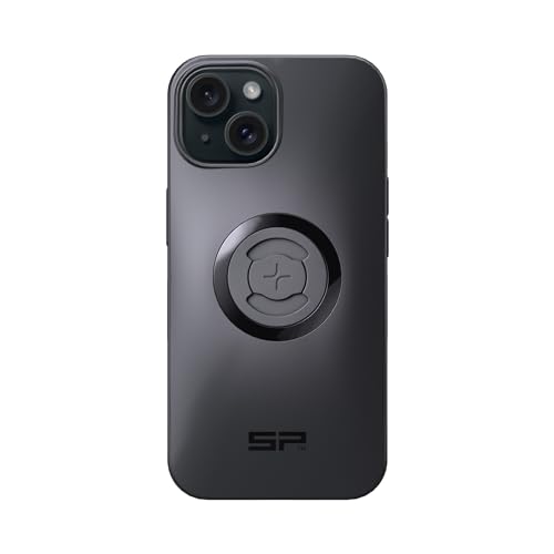 SP Connect Coque de téléphone | SPC+ | Compatible avec iPhone 15 Noir