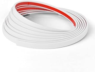 Wowstar 10 Ft Peel and Stick Trim, Molding Trim for Walls, Edges, Borders, Window Frames, Backsplash Tiles, Flexible and Self Adhesive Trim, White