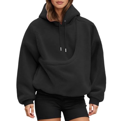 Genérico Sudadera Mujer con Bolsillo Mascota Extra Grande para Llevar a Perros pequeños y Gatos