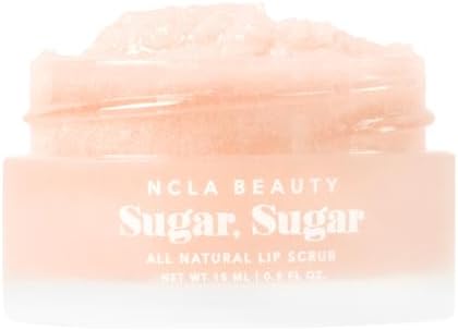 NCLA - Natural Sugar, Sugar Lip Scrub | Vegan, Cruelty-Free, Clean Skincare (Birthday Cake)