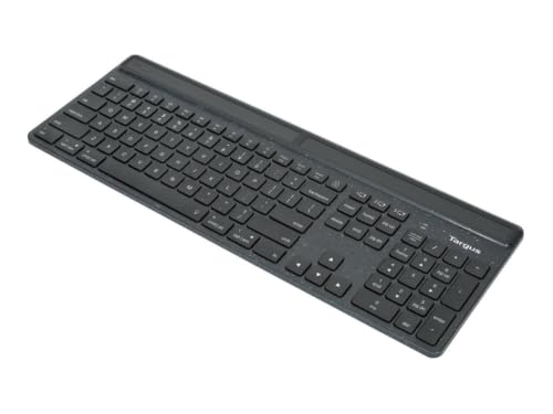 Targus Sustainable Energy Harvesting EcoSmart - Kabellos - Bluetooth - ScherenschlĂĽsselschalter - QWERTZ - LED - Schwarz