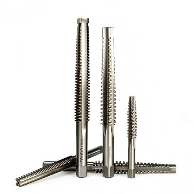 Do gwintowników trapezowych TR HSS gwint prawy TR8 TR12 TR14 TR26, stal szybkotnąca, gwintownik trapezowy do metalu, drewna, tworzywa sztucznego (16 x 4,0)
