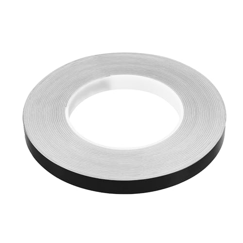 X AUTOHAUX 0.5' Width 164ft Decorative Strips Waterproof Reflective Tape Sticker Warning Tape Black for Car Motorcycle