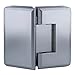 Brixwell H-MB135GTGA-SA Majestic Series Adjustable Glass-to-Glass Mount Hinge 135 Degree Satine