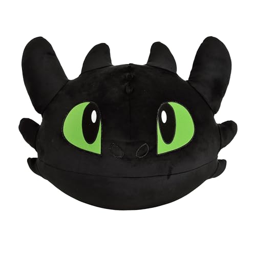 Image of Elbenwald How to Train Your Dragon - Toothless Cushion 50 x 38 x 20 cm Embroidered Details