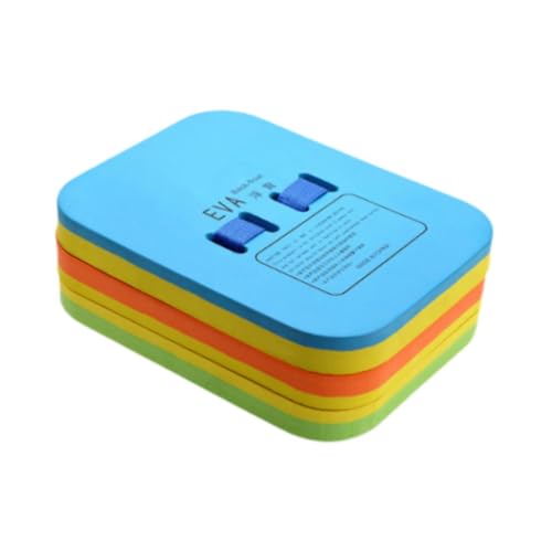 Colaxi Back Float Swim Foam Belt Waterproof Adults Children Comfortable with Adjustable Split Layers Training Gear EVA Foam Board, Blue 27.5x20.4x8cm