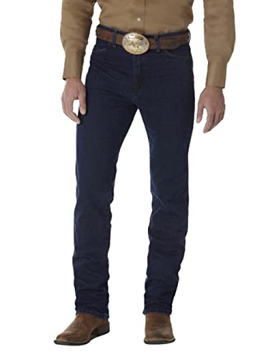Wrangler Herren Slim Fit Cowboy-Schnitt Jeans, Dark Stone, 36W / 34L