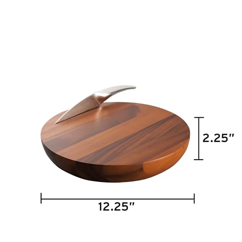 Tabla redonda de queso Nambe Harmony de 12 pulgadas miniatura 3
