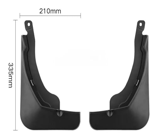 Salpicaderas para Vezel 2023-2024, kit de guardabarros flaps de barro contra salpicaduras 3