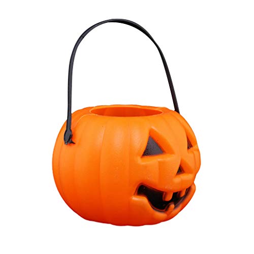 Décoration Halloween lanterne citrouille lumineuse extérieure et figurine automne grand format